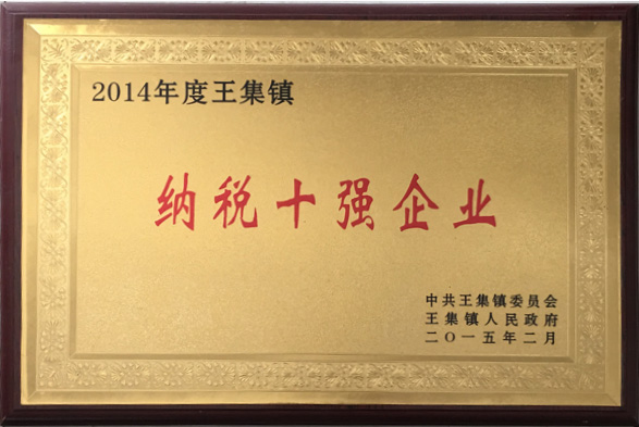 纳税十强企业